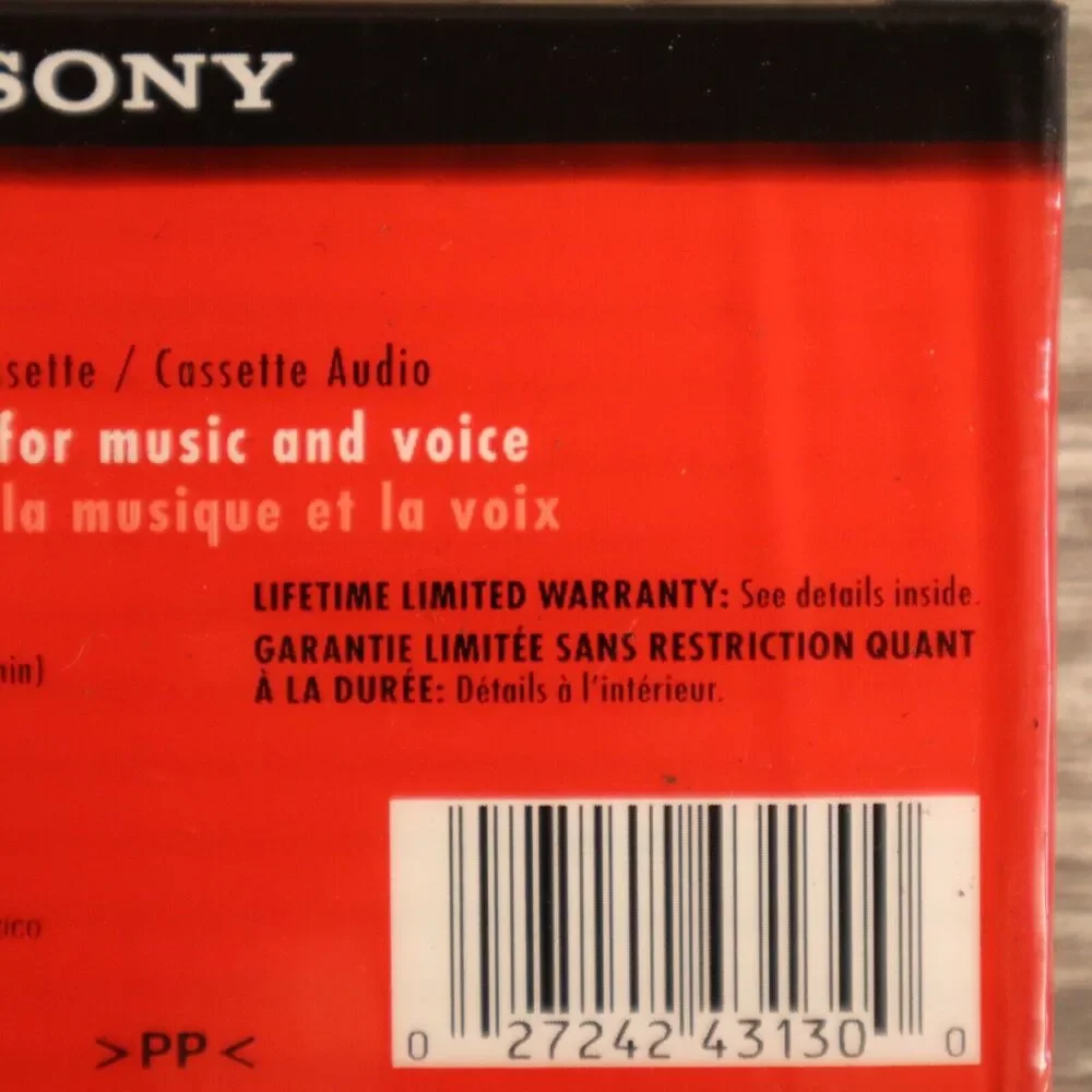Sony HF High Fidelity 60 Minute Audio Cassette Normal Bias Blank Tapes X 7